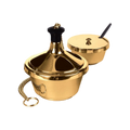 Progressive 1102-123 bronze censer (thurible) and incense boat set