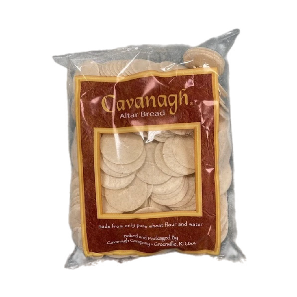 Altar Bread | Whole Wheat Double-Thick Host | Cross Design | 1-3/8" (35mm)