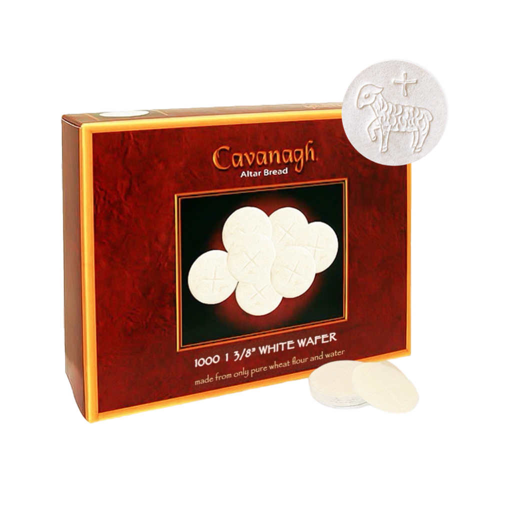 Altar Bread | White Host | Lamb Design | 1-3/8" (35mm)