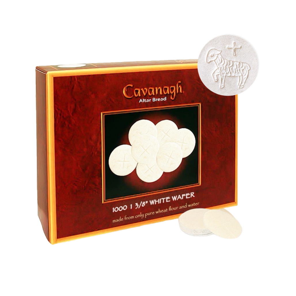 Altar Bread | White Host | Lamb Design | 1-3/8" (35mm)