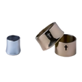 Cathedral Candle Company Lux Mundi brass follower for 3-1/2 inch Candela, view 1
