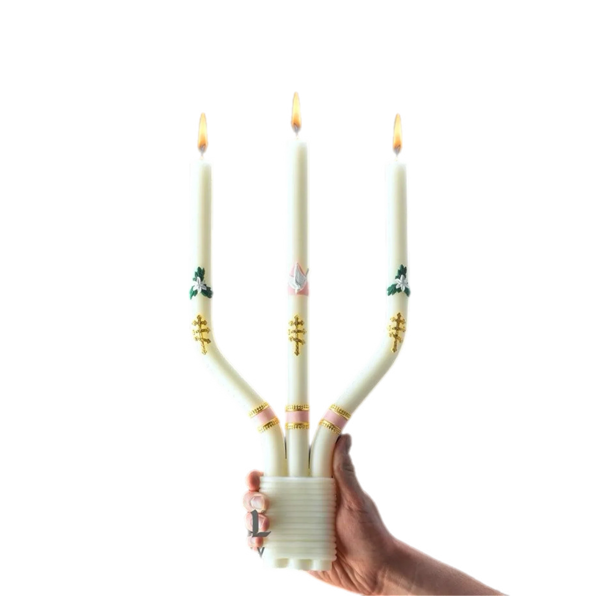 Greek Triple Candles