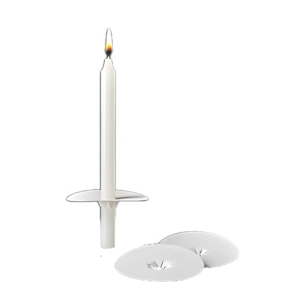 Cathedral Candle Company candle bobeches and drip protectors, view 2