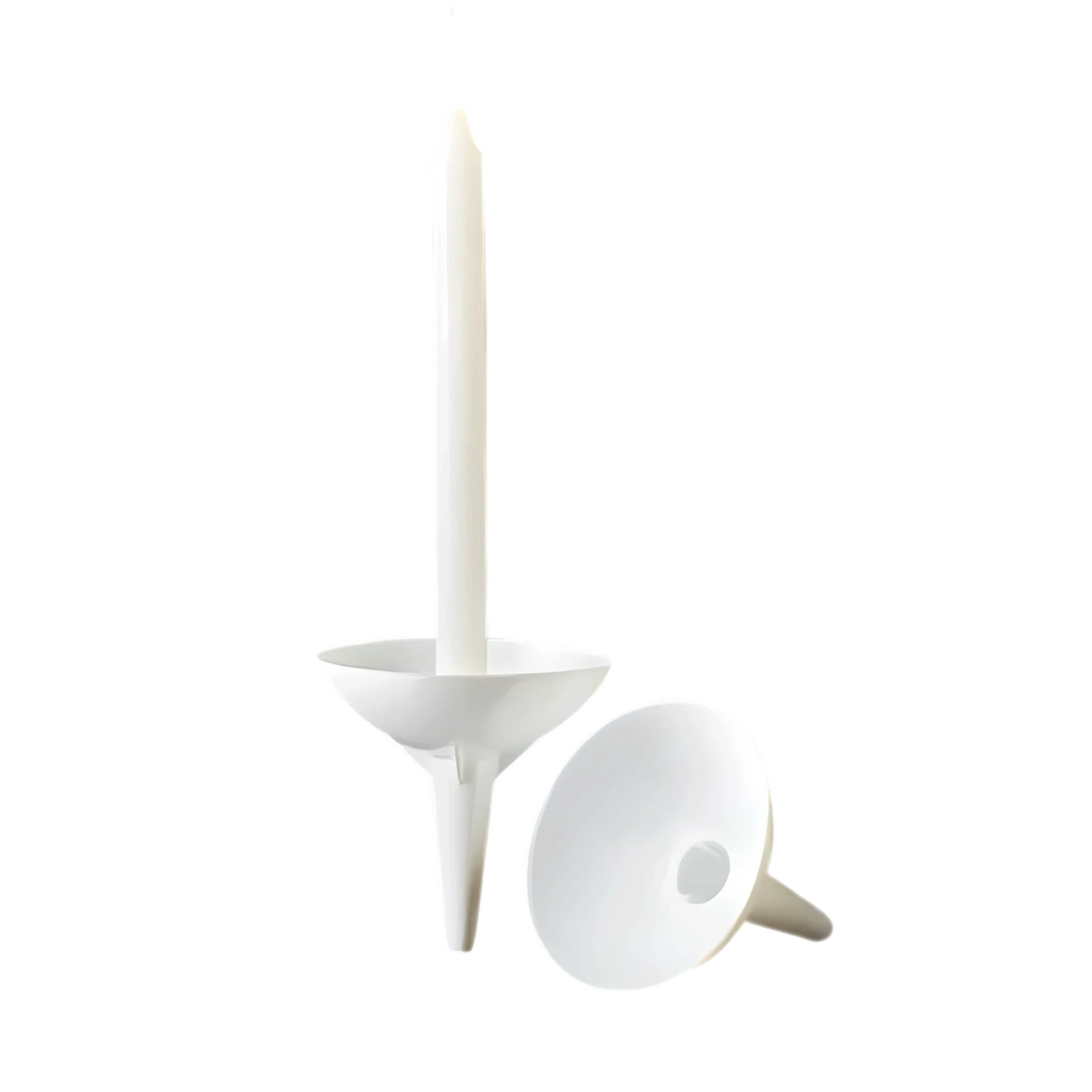 Cathedral Candle Company candle bobeches and drip protectors, view 3