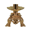 Regal S99C89 bronze altar candlestick in satin and textured finish