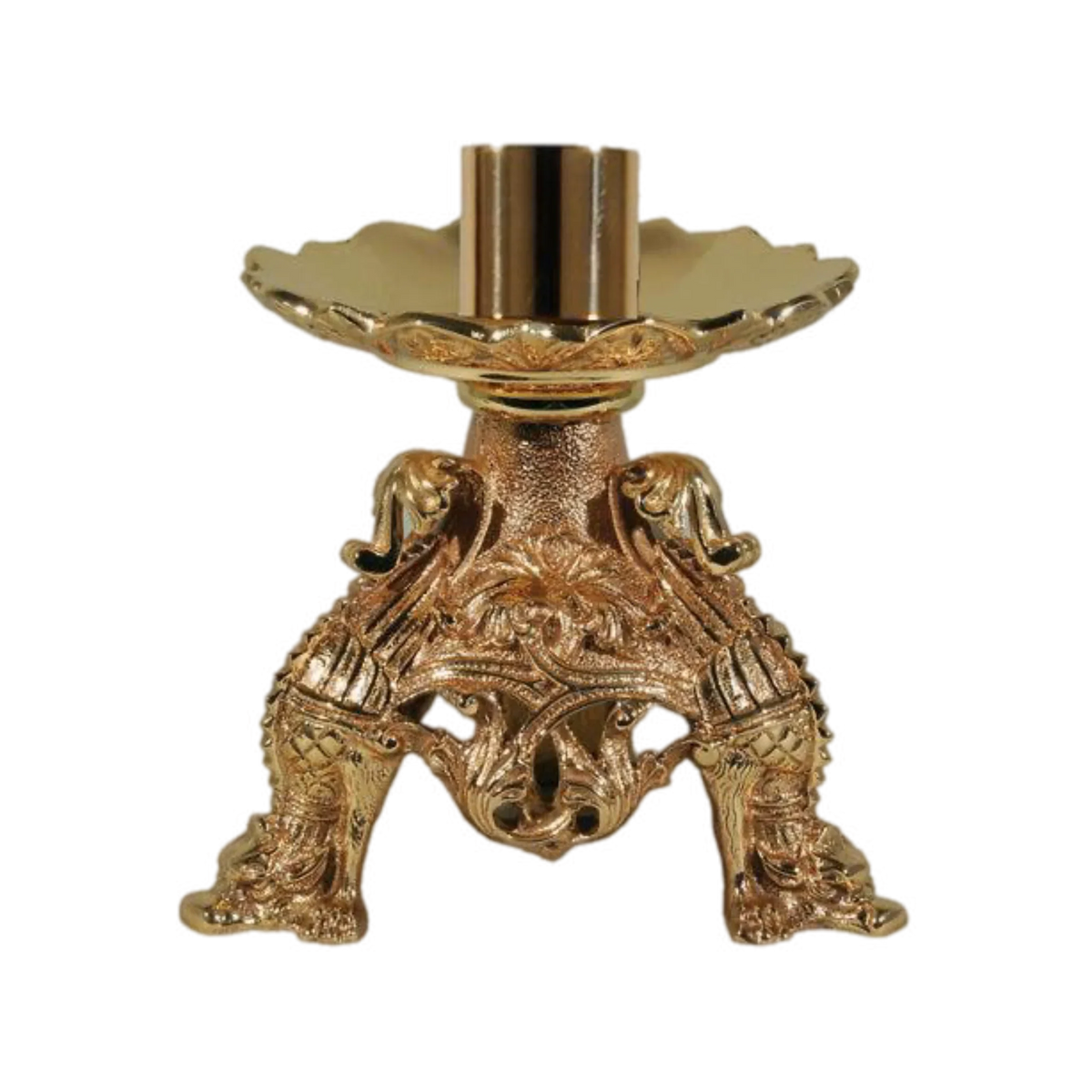 Regal S99C89 bronze altar candlestick in satin and textured finish