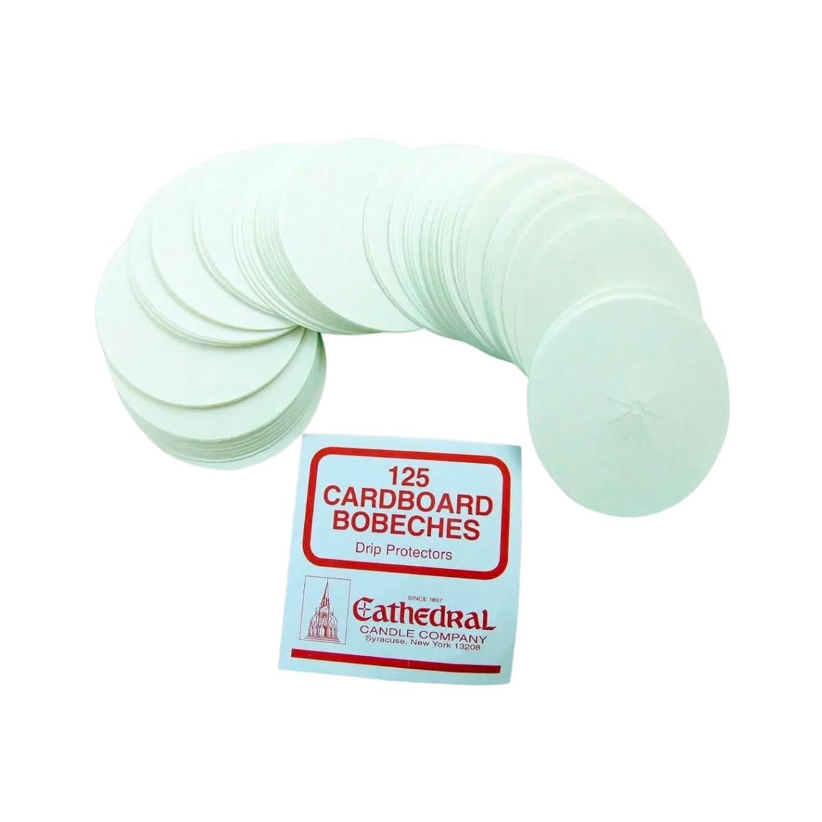 Cathedral Candle Company candle bobeches and drip protectors, view 4