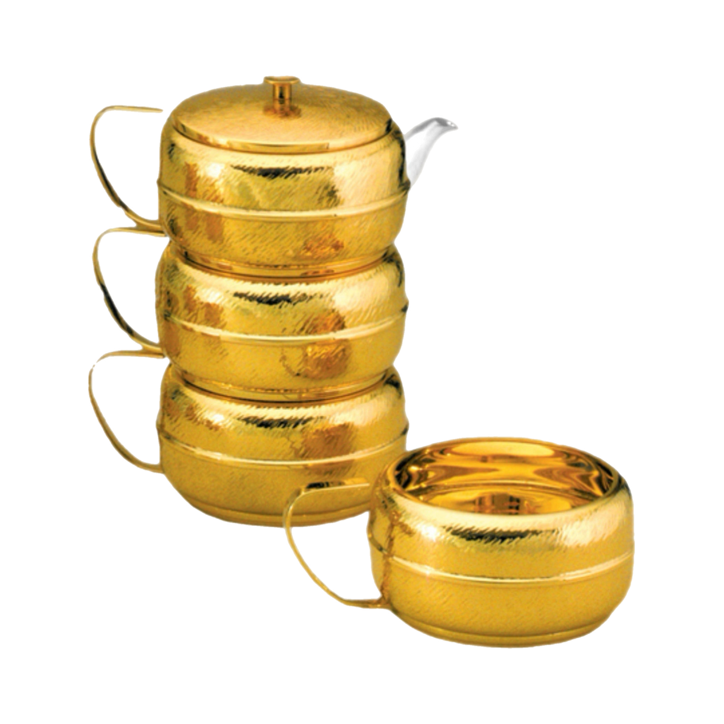 Stacking Ciborium | Swirled Hammered | 300 Host Capacity | 853500