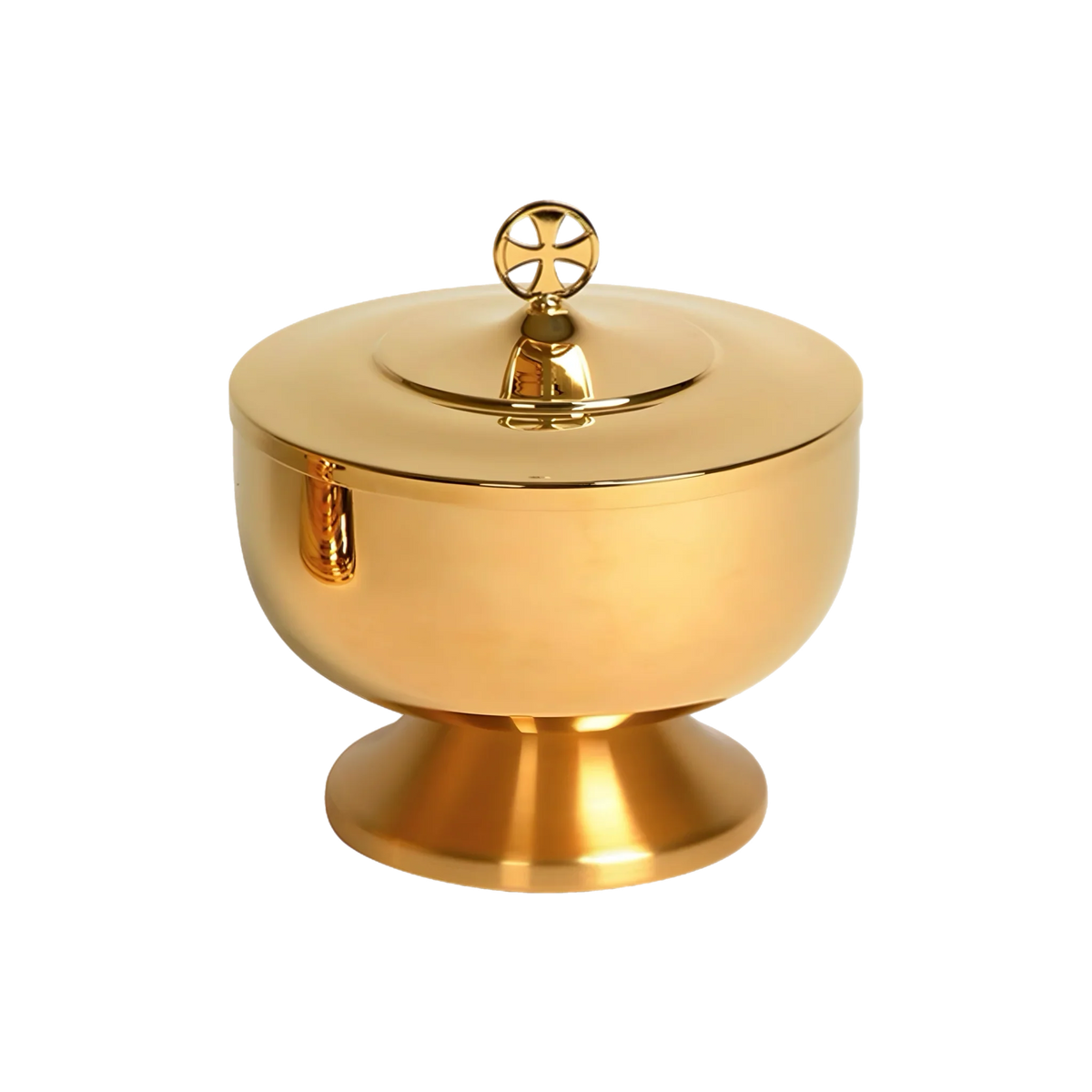 Koley's K369 gold-plated ciborium bowl with cover
