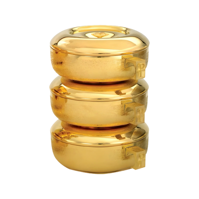 Stacking Ciboria | Straw Textured | 825 Host Capacity | 451G