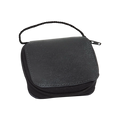 Koley's K3148 leather burse with zipper, pocket and neck cord