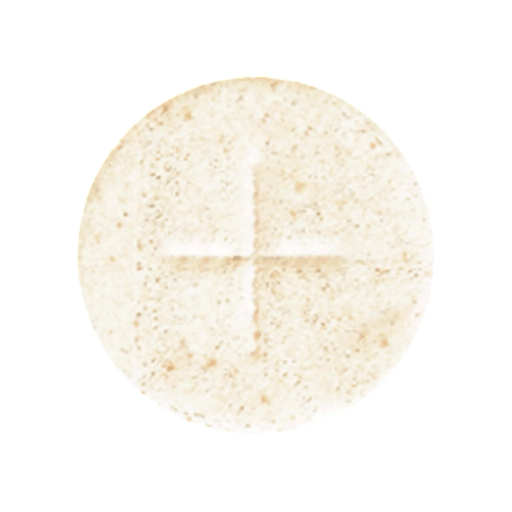 Cavanagh 1-1/8 inch whole wheat altar bread people's hosts