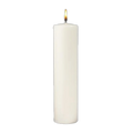WHITE CEREMONIAL PILLAR | Stearine Christ Candle