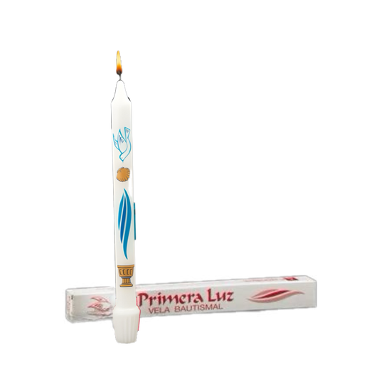 Primera Luz Baptism Candle