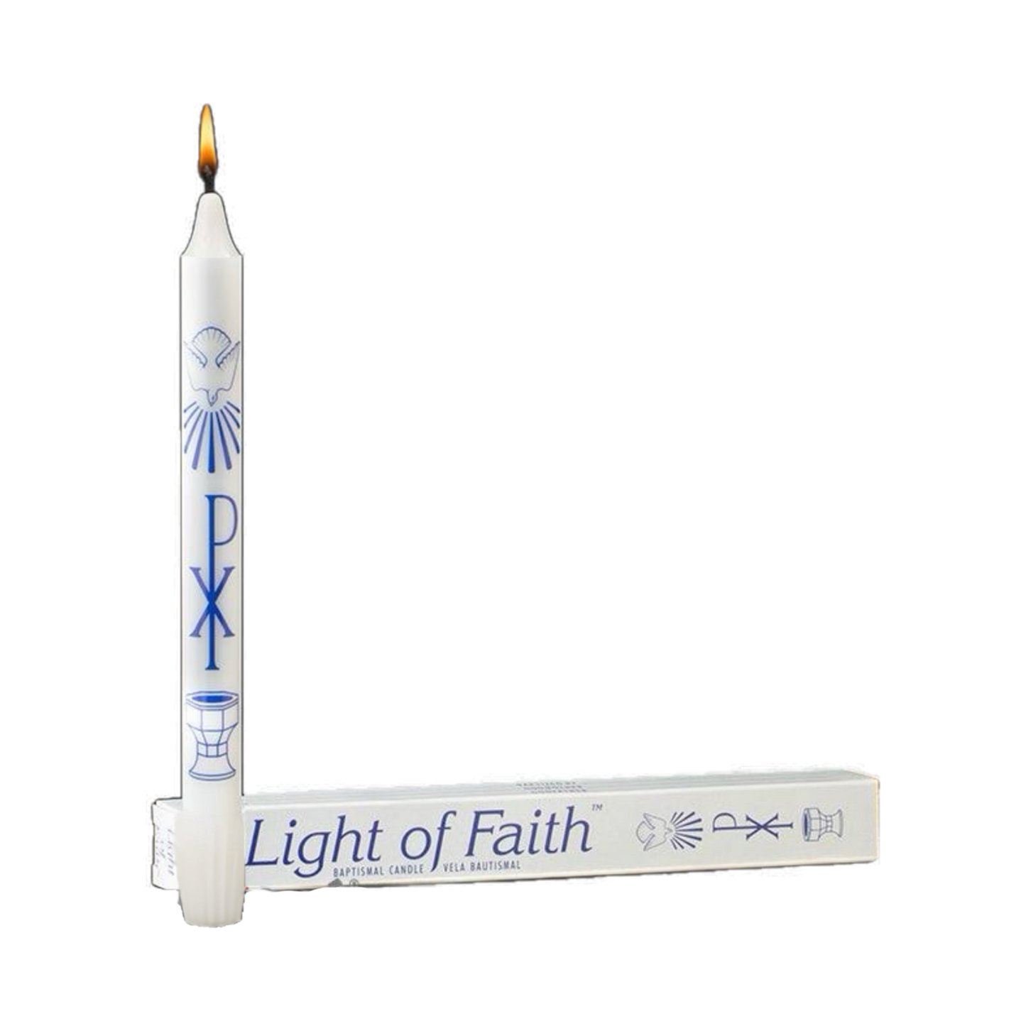 Light of Faith Baptism Candle