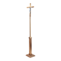 Regal Bronze Processional Crucifix | 1120 Series | 11PC20; original 2027 catalog photograph. Illustrated configuration and finish shown.