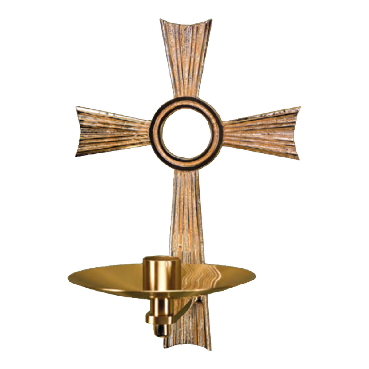 Regal Bronze Consecration Candle Holder | 1936 Series | 19CCH36; original 2027 catalog photograph. Illustrated configuration and finish shown.