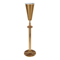 Regal Bronze Floor Flower Vase | 1936 Series | 19FFV36; original 2027 catalog photograph. Illustrated configuration and finish shown.
