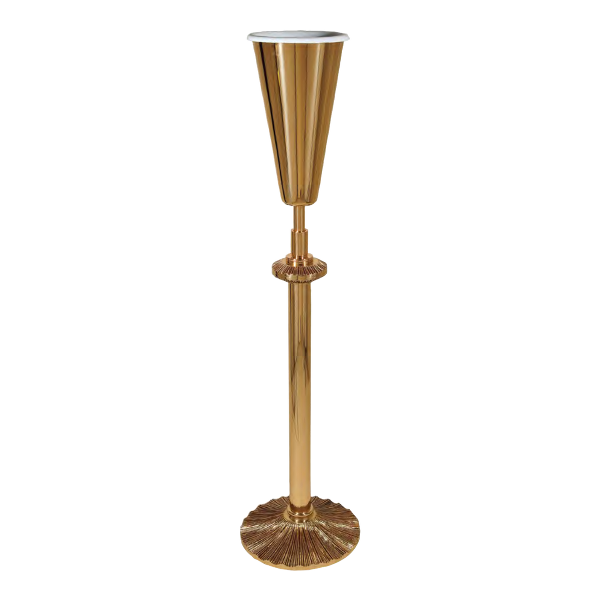 Regal Bronze Floor Flower Vase | 1936 Series | 19FFV36; original 2027 catalog photograph. Illustrated configuration and finish shown.