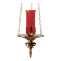 Regal Bronze Hanging Sanctuary Lamp | 1936 Series | 19HSL36; original 2027 catalog photograph. Illustrated configuration and finish shown.