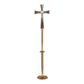 Regal Bronze Processional Crucifix | 1936 Series | 19PC36; original 2027 catalog photograph. Illustrated configuration and finish shown.