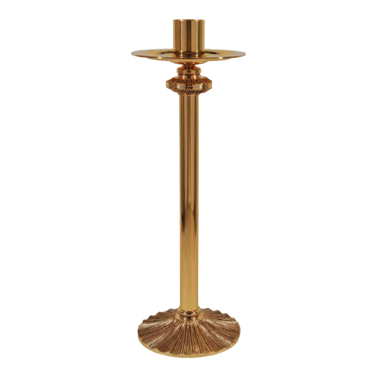 Regal Bronze Low Profile Paschal Candlestick | 1936 Series | 19PCS36S; original 2027 catalog photograph. Illustrated configuration and finish shown.