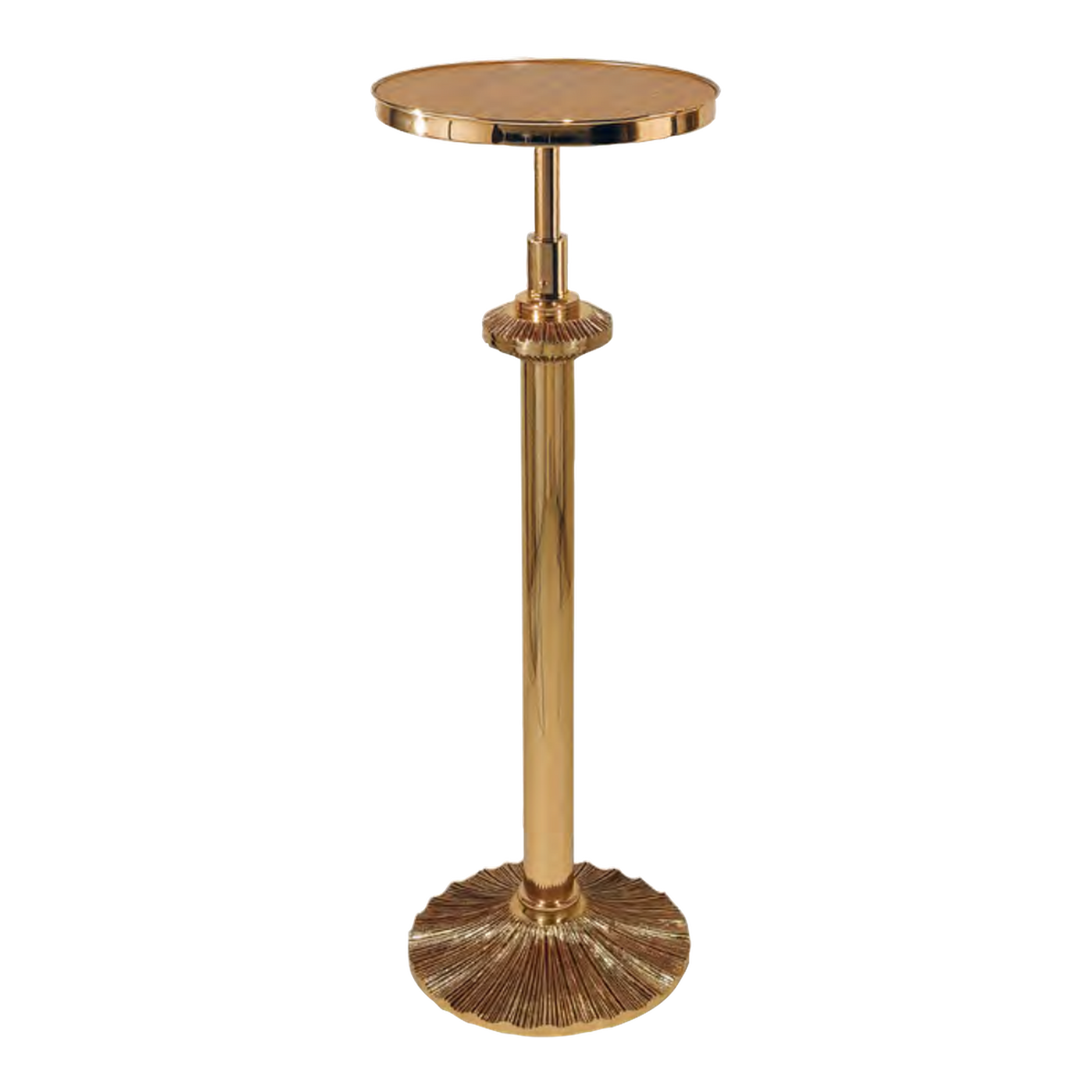 Regal Bronze Floor Pedestal | 1936 Series | 19PED36; original 2027 catalog photograph. Illustrated configuration and finish shown.