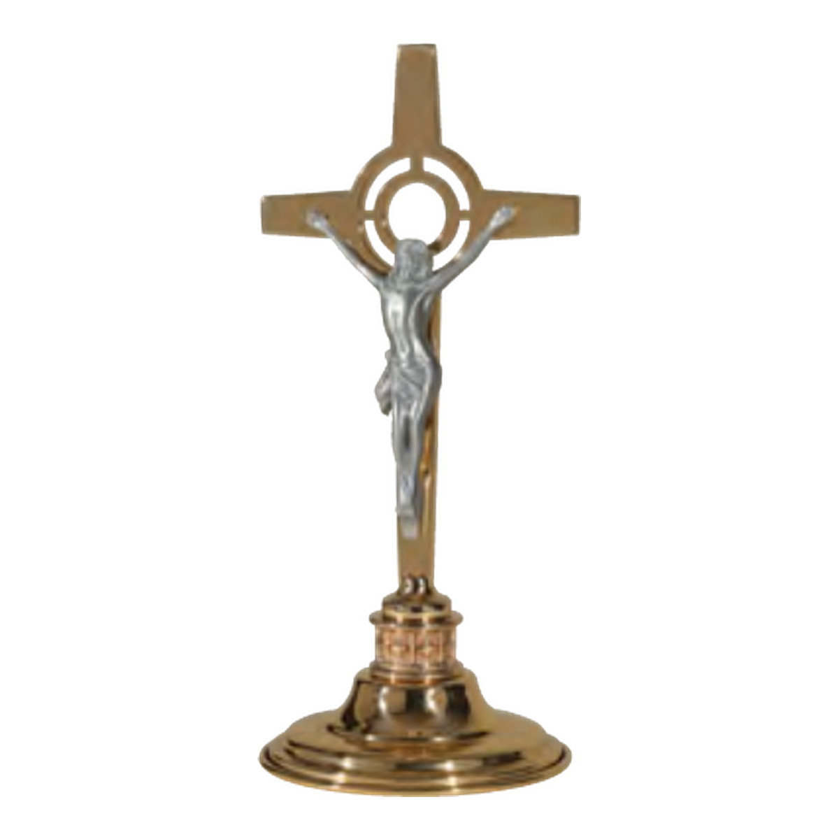 Regal Bronze Altar Crucifix | 2034 Series | 20AC34; original 2027 catalog photograph. Illustrated configuration and finish shown.