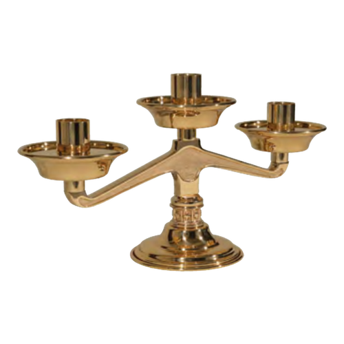 Regal Bronze Altar Candelabra | 2034 Series | 20ACL34-3; original 2027 catalog photograph. Illustrated configuration and finish shown.