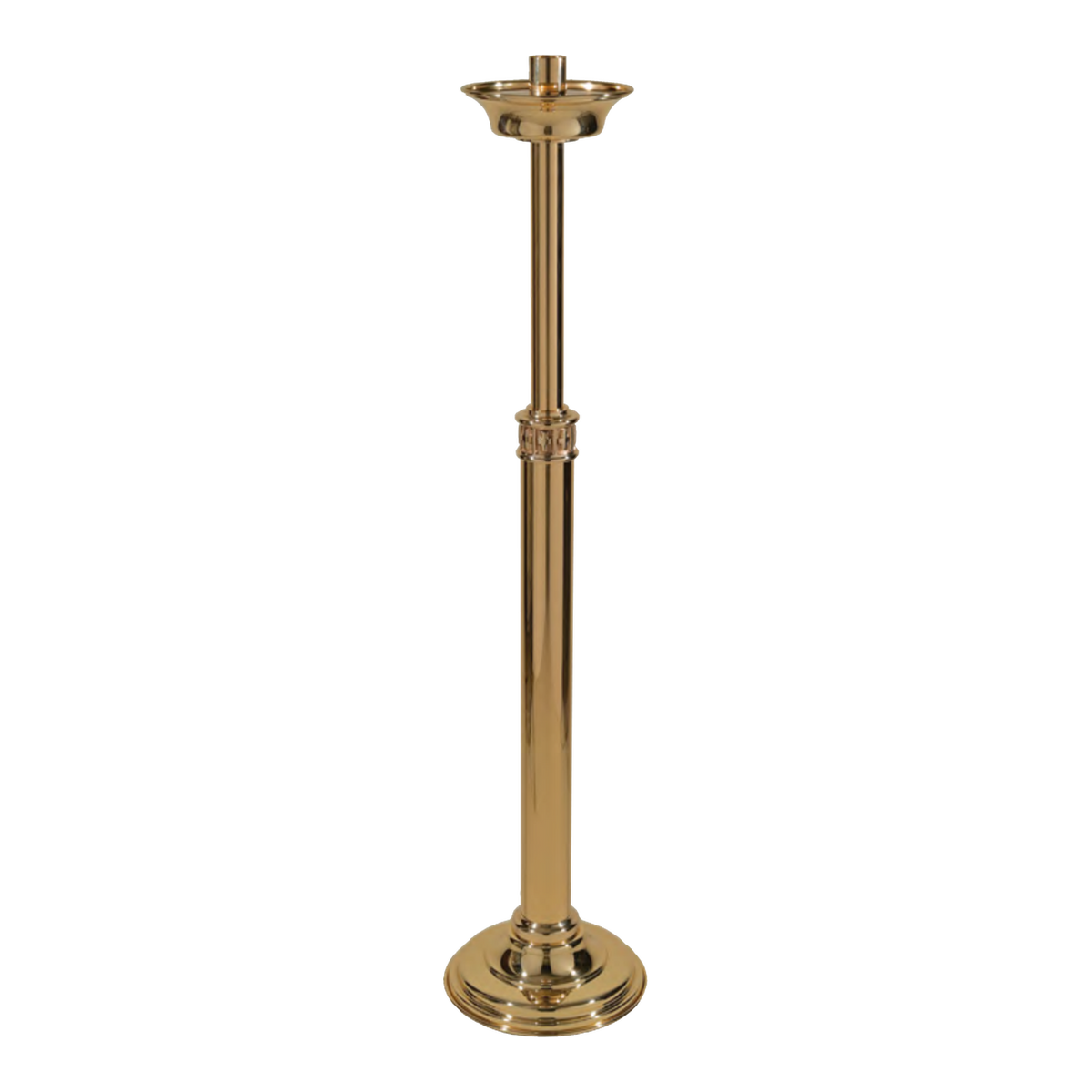 Regal Bronze Floor Candlestick | 2034 Series | 20FC34; original 2027 catalog photograph. Illustrated configuration and finish shown.