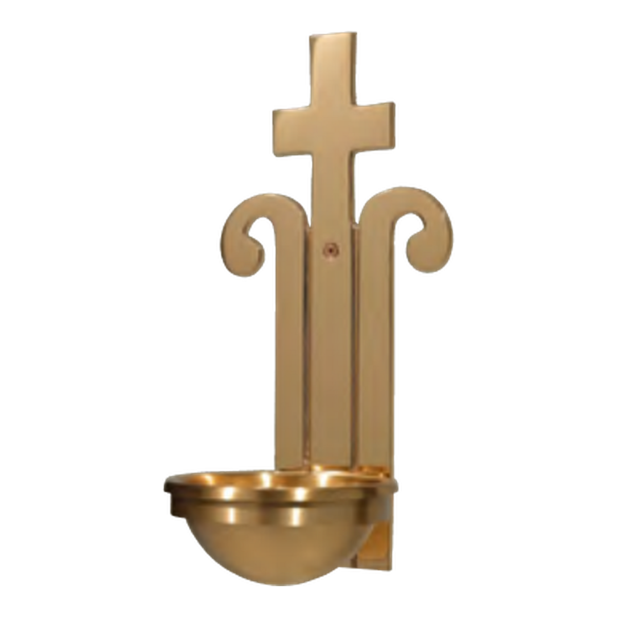 Regal Bronze Holy Water Font | 2034 Series | 20HWF34; original 2027 catalog photograph. Illustrated configuration and finish shown.