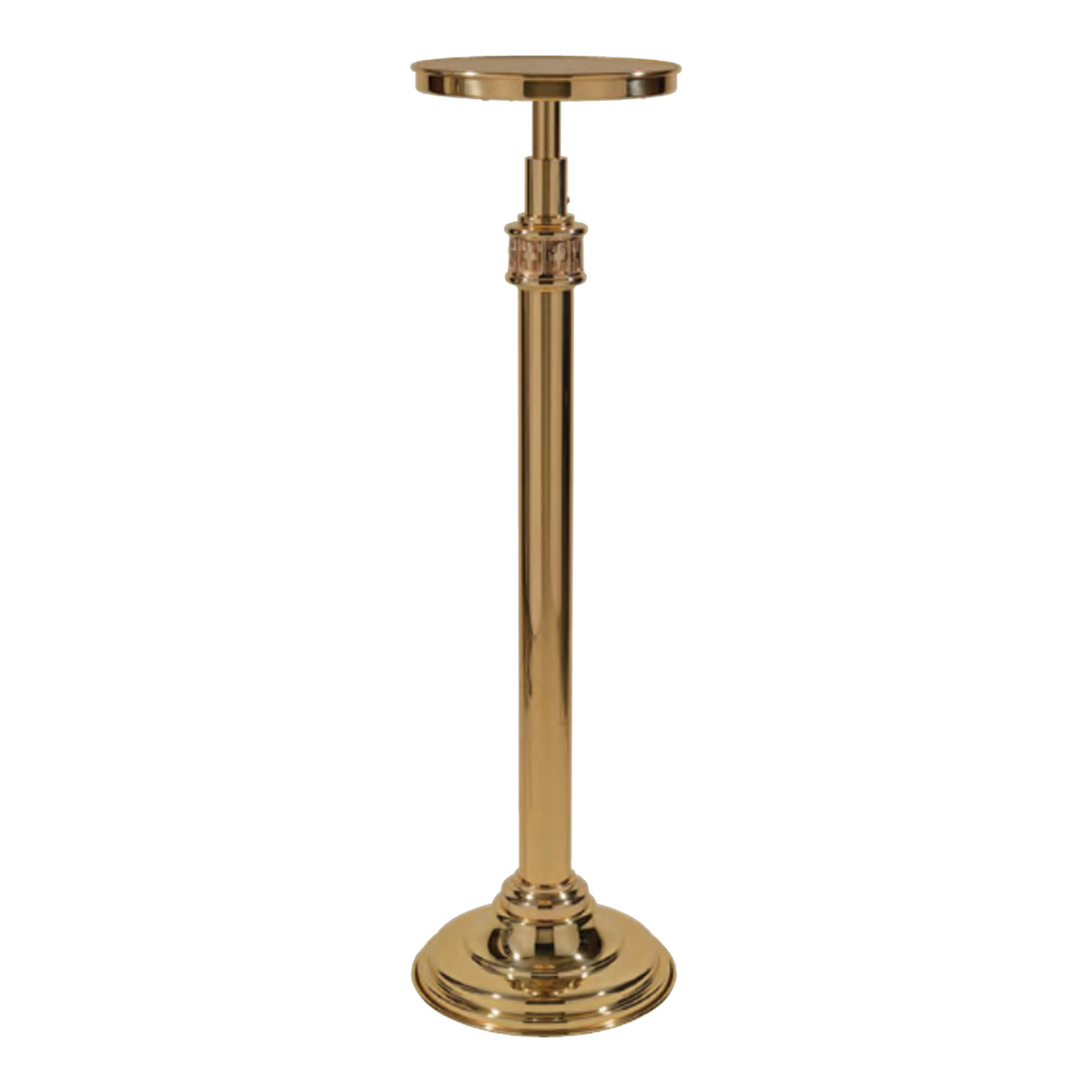 Regal Bronze Floor Pedestal | 2034 Series | 20PED34; original 2027 catalog photograph. Illustrated configuration and finish shown.