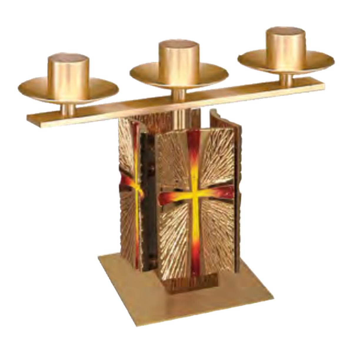 Regal Bronze Altar Candelabra | 2155 Series | 21ACL55; original 2027 catalog photograph. Illustrated configuration and finish shown.