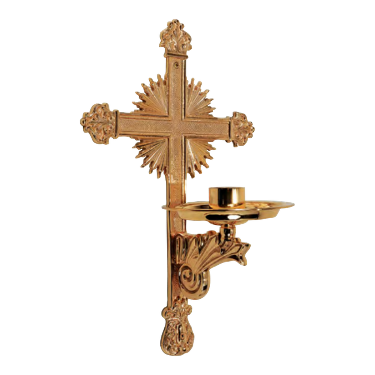 Regal Bronze Consecration Candle Holder | 2180 Series | 21CCH80; original 2027 catalog photograph. Illustrated configuration and finish shown.