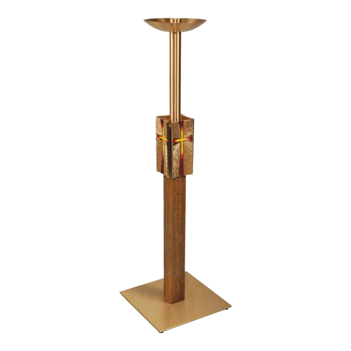 Regal Bronze Floor Candlestick | 2155 Series | 21FC55; original 2027 catalog photograph. Illustrated configuration and finish shown.