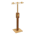 Regal Bronze 21FCL55, original 2027 catalog photograph. Three-light configuration pictured; other light-count options differ.