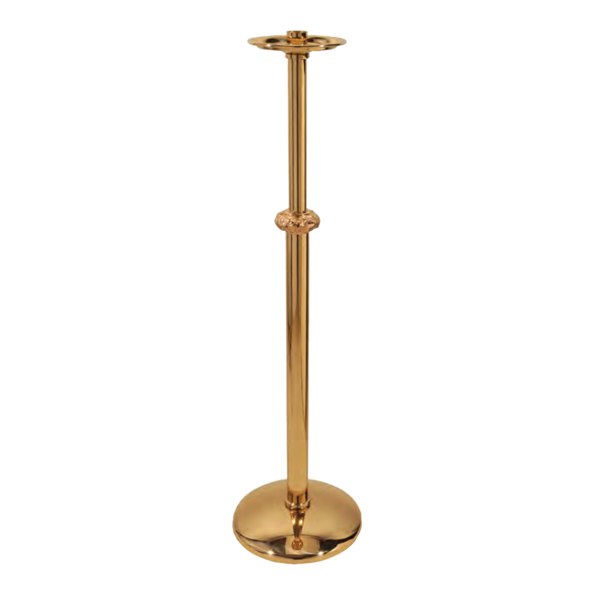 Regal Bronze Floor Candlestick | 2384 Series | 23FC84; original 2027 catalog photograph. Illustrated configuration and finish shown.