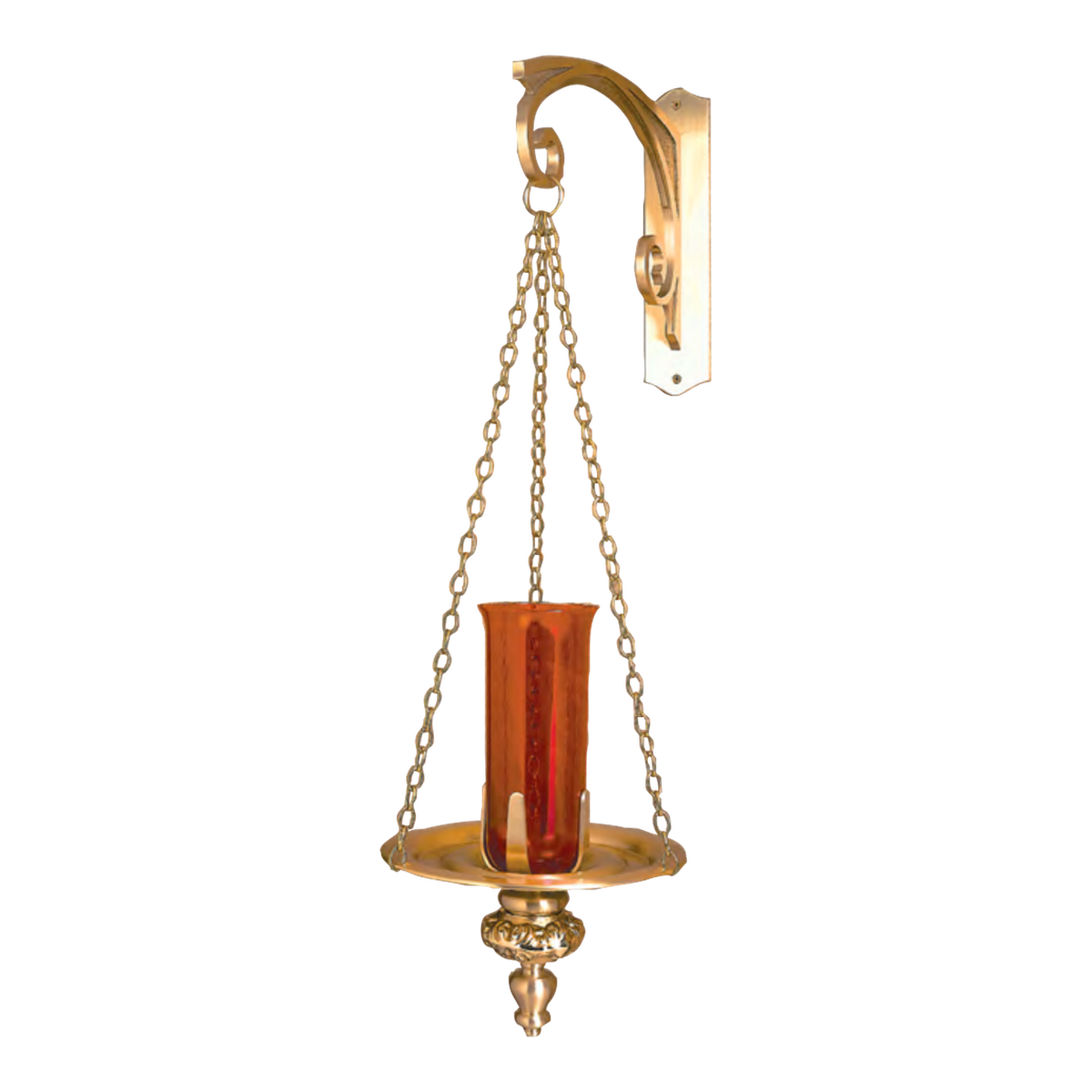 Regal Bronze Hanging Sanctuary Lamp | 2384 Series | 23HSL84; original 2027 catalog photograph. Illustrated configuration and finish shown.