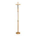 Regal Bronze Processional Crucifix | 2384 Series | 23PC84; original 2027 catalog photograph. Illustrated configuration and finish shown.