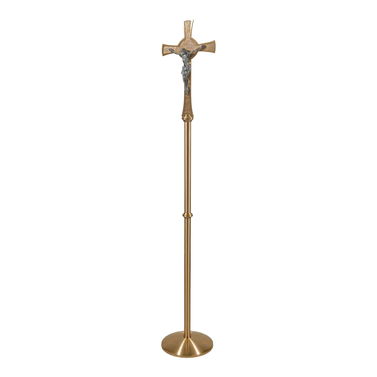 Regal Bronze Processional Crucifix | 2515 Series | 25PC15; original 2027 catalog photograph. Illustrated configuration and finish shown.