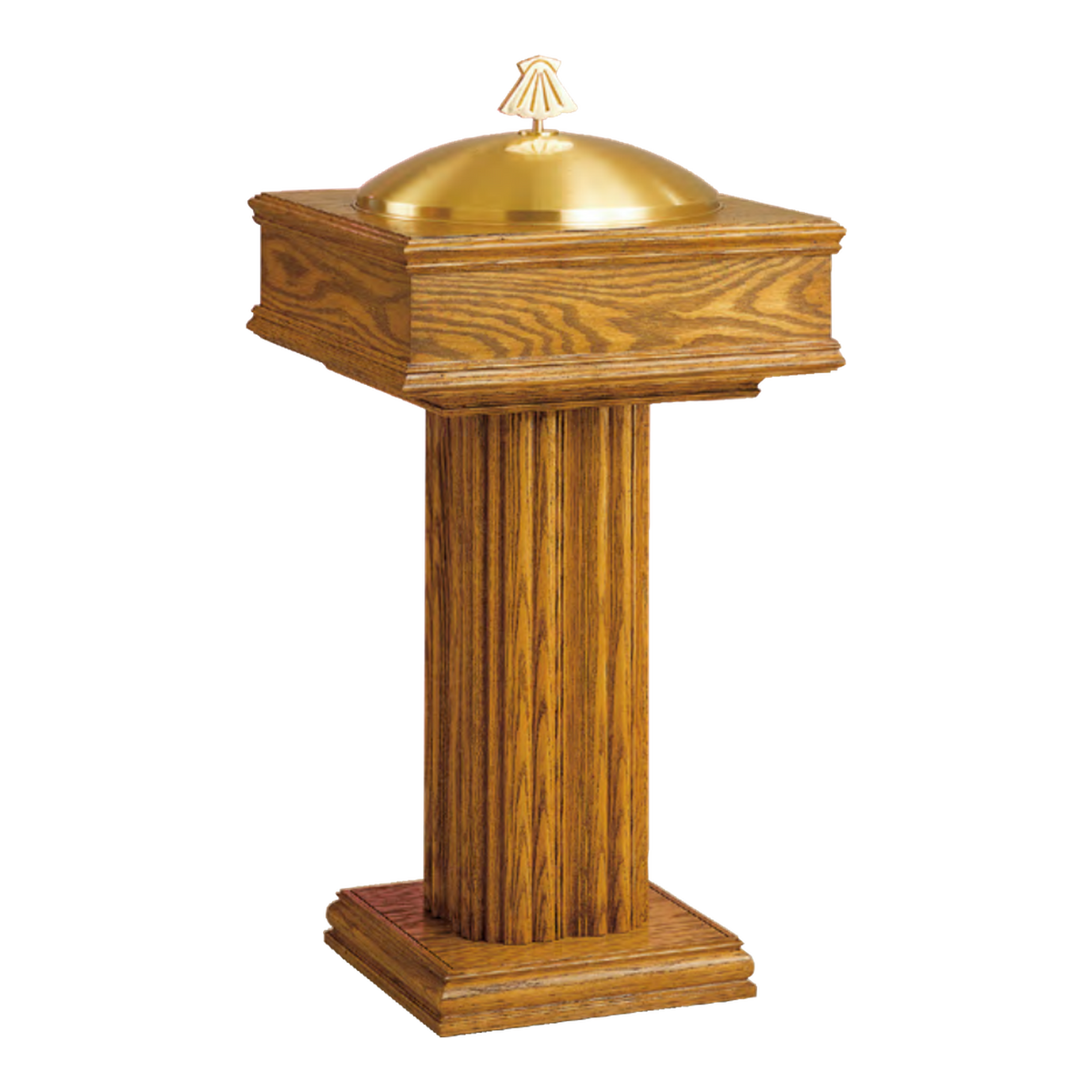Regal Bronze Baptismal Font | 2828 Series | 28BF28; original 2027 catalog photograph. Illustrated configuration and finish shown.
