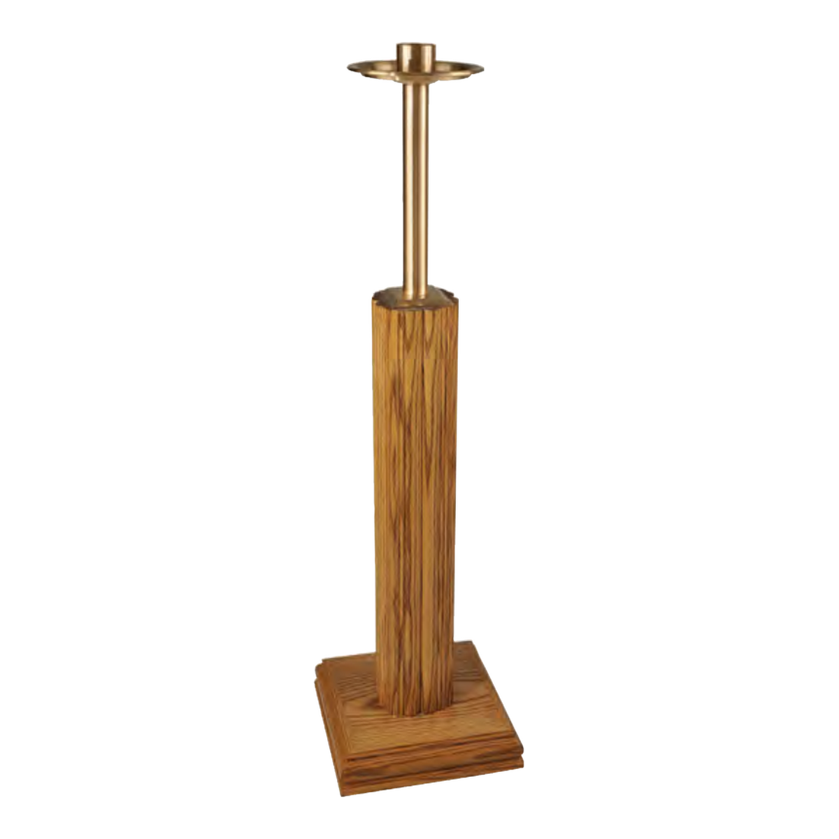 Regal Bronze Floor Candlestick | 2828 Series | 28FC28; original 2027 catalog photograph. Illustrated configuration and finish shown.