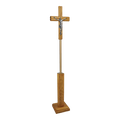 Regal Bronze Processional Crucifix | 2828 Series | 28PC28; original 2027 catalog photograph. Illustrated configuration and finish shown.
