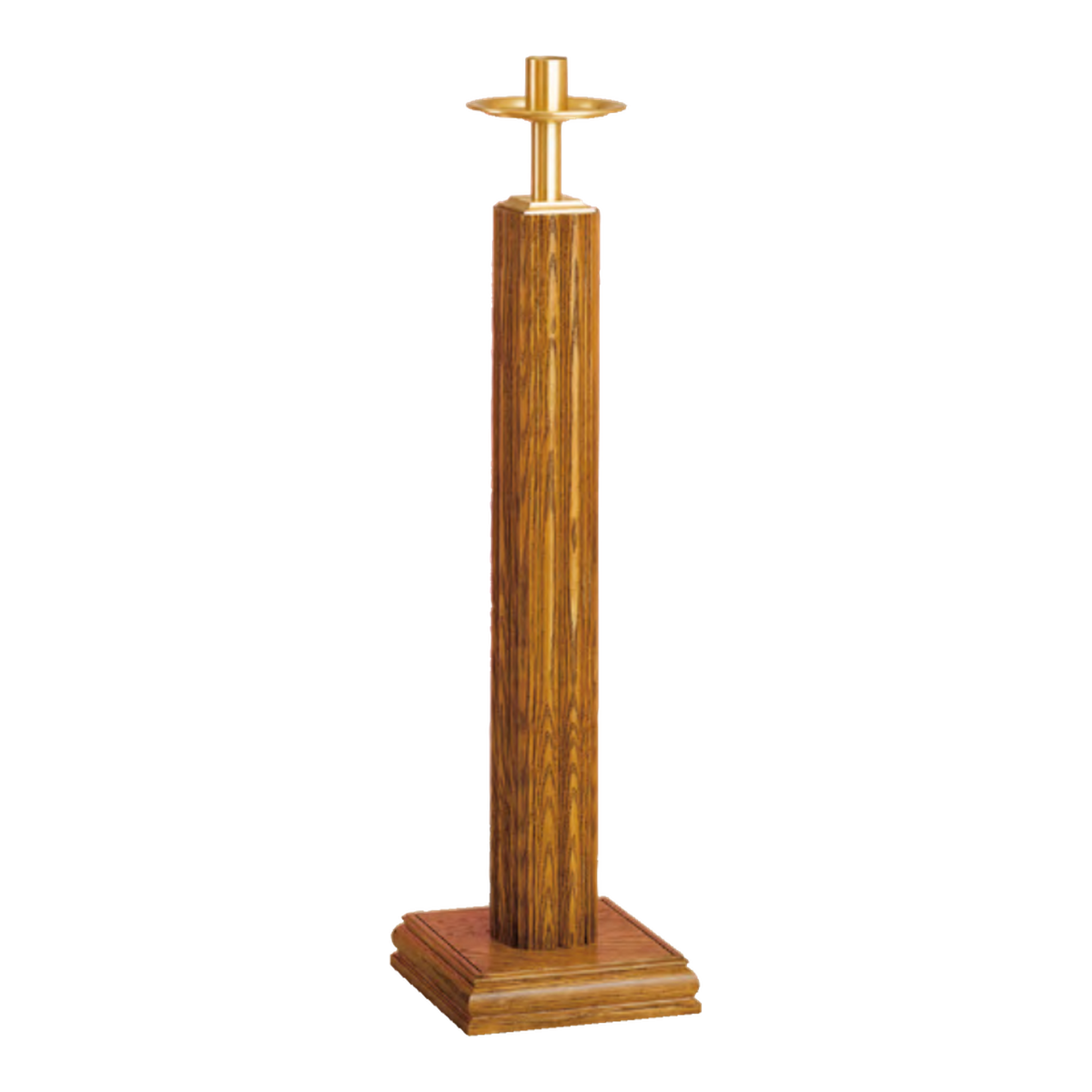 Regal Bronze Paschal Candle Stand | 2828 Series | 28PCS28; original 2027 catalog photograph. Illustrated configuration and finish shown.