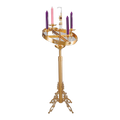 Advent Wreath Floor Stand | Regal 51AWS15 | shown with wreath, sold separately