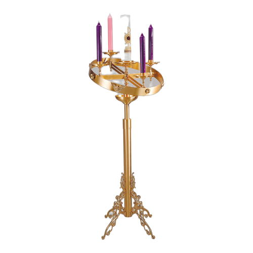 Advent Wreath Floor Stand | Regal 51AWS15 | shown with wreath, sold separately