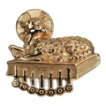 Liturgical Bronze Symbol, Lamb on the Book | Regal 51MBL32