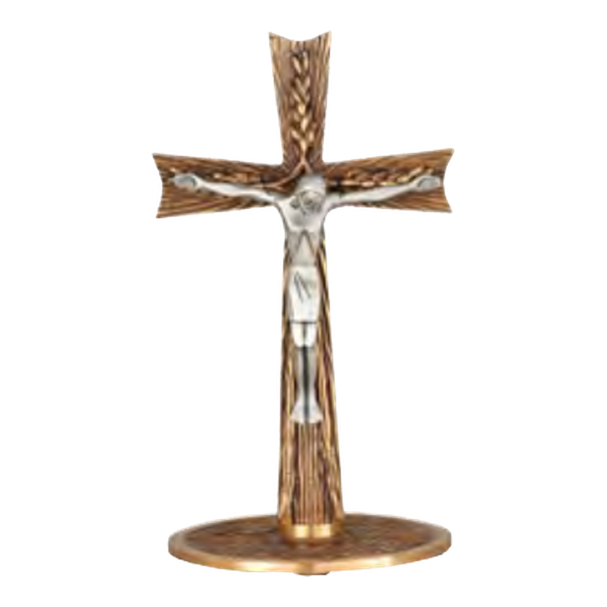 Regal Bronze Altar Crucifix | 5757 Series | 57AC57; original 2027 catalog photograph. Illustrated configuration and finish shown.