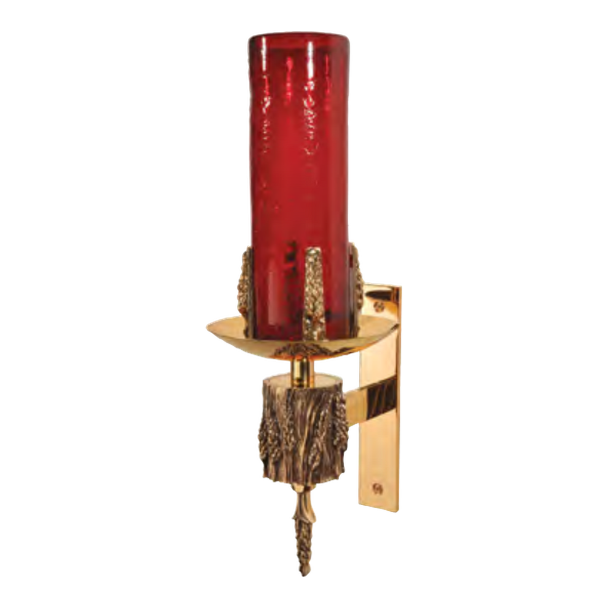 Regal Bronze Wall Sanctuary Lamp | 5757 Series | 57BSL57; original 2027 catalog photograph. Illustrated configuration and finish shown.