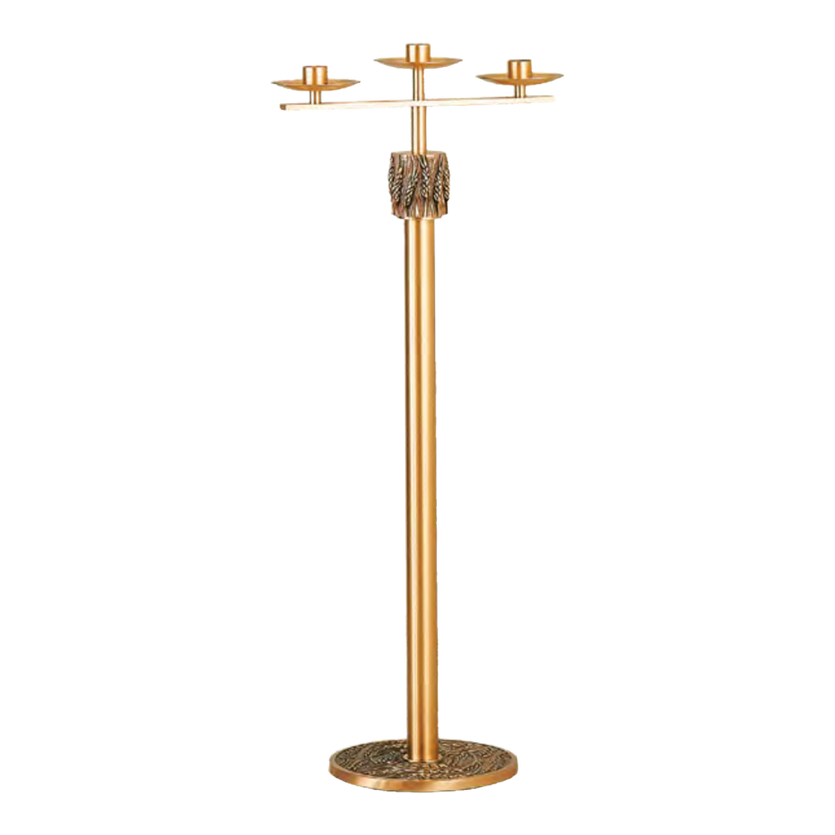 Regal Bronze Floor Candelabra | 5757 Series | 57FCL57; original 2027 catalog photograph. Illustrated configuration and finish shown.